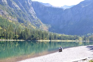 Russ feeling small in Glacier National Park this September