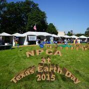 NPCA setup at Earth Day Texas