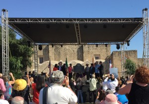 The Unveiling of the World Heritage Plaque in front of Mission San Jose Y San Miguel De Aguayo